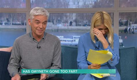 Holly Willoughby And Phillip Schofield In Floods After Doctor S Rude Name During Vagina