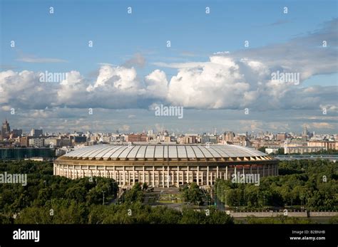 Luzhniki Stadium Moscow Russia Stock Photo Alamy