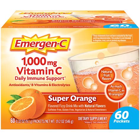 Emergen C Mg Vitamin C Powder With Antioxidants B Vitamins And Electrolytes For Immune