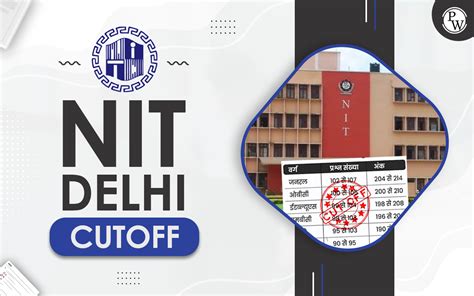 Nit Delhi Jee Cut Off 2024 Check Josaa Opening And Closing Ranks For B