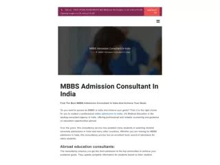 PPT MBBS In India MBBS Admission Eligibility MBBS Fees In India