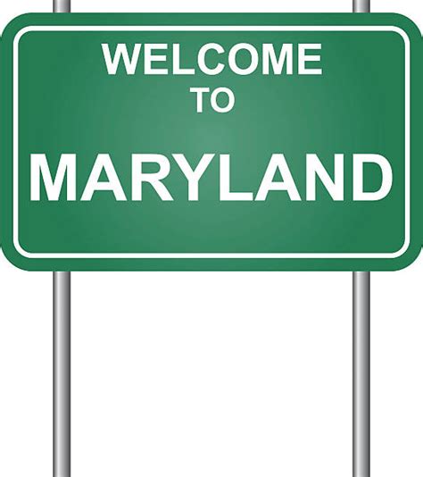 Best Welcome To Maryland Sign Illustrations Royalty Free Vector