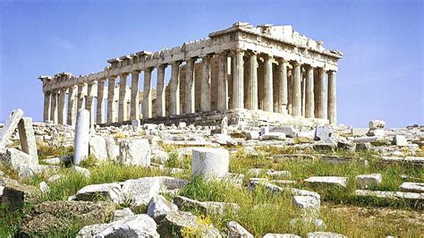 Yunani Arsitektur Bangunan Yunani Kuno Parthenon Wallpaper Hd
