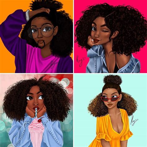Select from premium cartoon hairstyles of the highest quality. @ig.curls on Instagram: "Which painting is your favourite ...