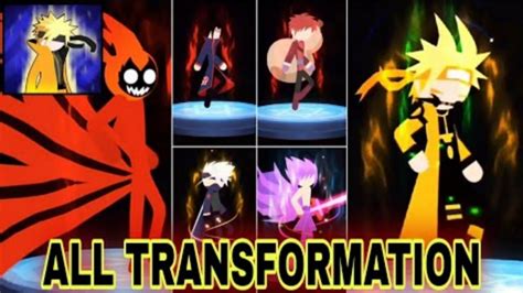 Stickman Shinobi Ninja Fighting All Character Transformation Mod
