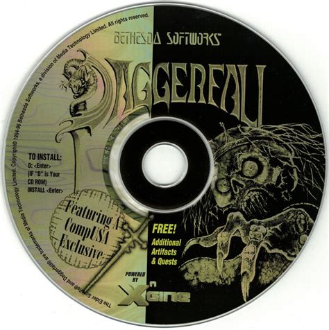 The Elder Scrolls Chapter Ii Daggerfall 1996 Box Cover Art Mobygames