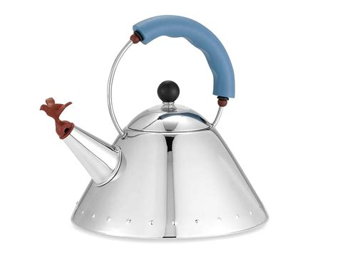 Alessi ~ Michael Graves ~ Tea kettle with bird whistle for Alessi ~ 1985