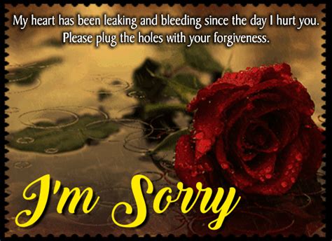 A Sorry Ecard For Your Love Free I Am Sorry Ecards Greeting Cards