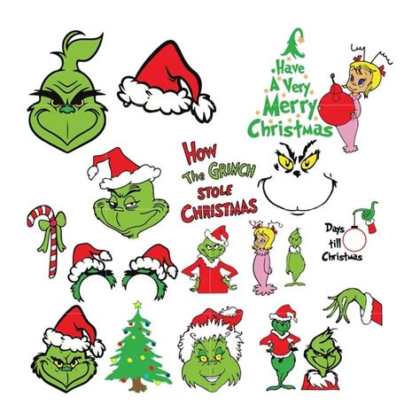 The Grinch Svg Free Create Your Own Christmas Decorations
