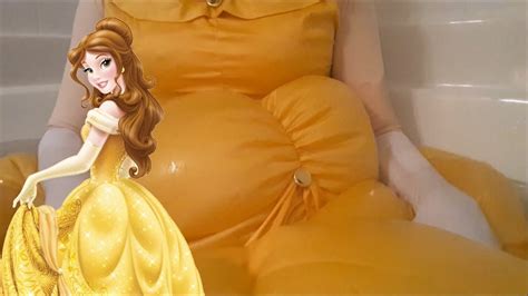 princess belle takes a bath in her dress wetlook cosplay princess youtube