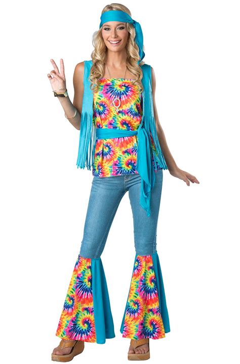 Tie Dye Hippie Adult Costume Hippie Costume Hippie Costume Diy