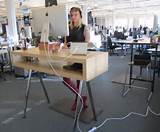 Adjustable Desk Ikea Hack Images