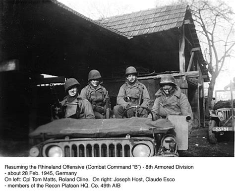 8th Armored Division Photos