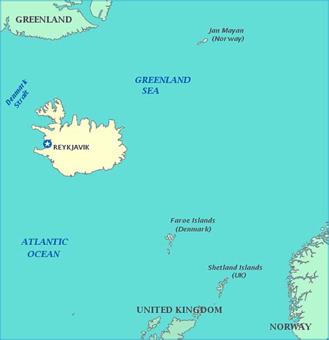 Map Of Iceland Iceland Map Show Cities Glaciers And