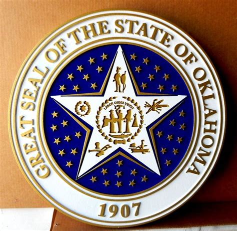 State Seal And State Government Executive Legislative And Judicial