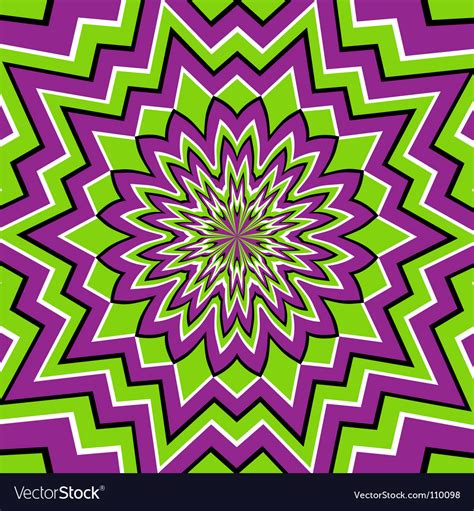 Optical Illusion Royalty Free Vector Image Vectorstock