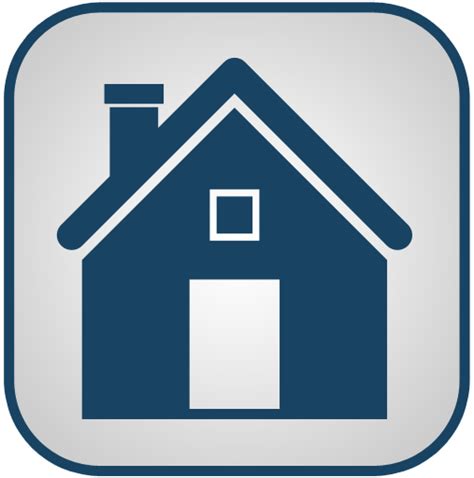 Icon Home Blue Clipart Best
