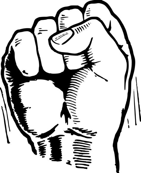 Black Fist Png Isolated Hd Png Mart