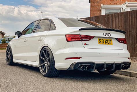 Audi A3 S3 Rs3 8v Saloon Carbon Fibre Spoiler V Style