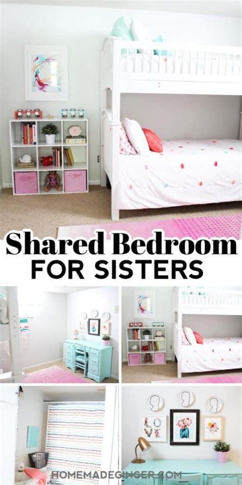 Shared Bedroom Ideas For Sisters Homemade Ginger