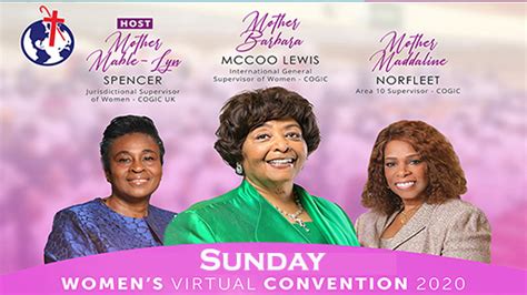 Womens Conv 2020 Video Image Sunday Cogic Uk