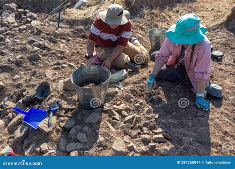 Bulgaria Archaeology Dig Site Mesarite Sozopol Editorial Stock Image