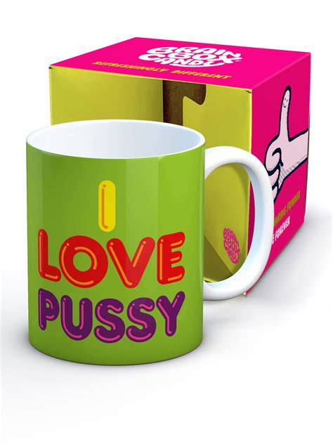 Rude Mugs I Love Pussy Boxed Brainbox Candy