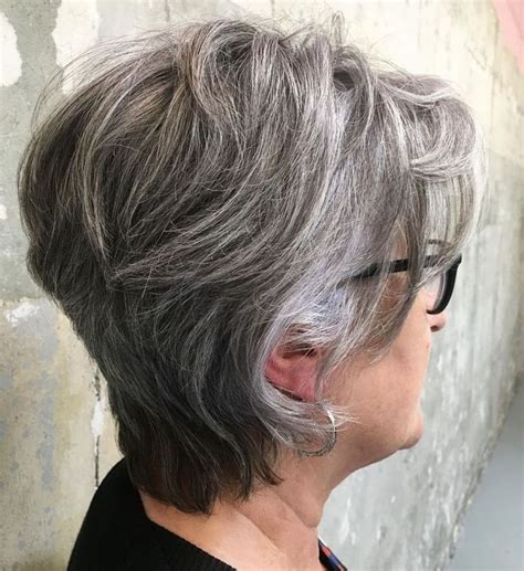 65 Gorgeous Gray Hair Styles In 2020 Short Silver Hair Silver Grey Hair Gorgeous Gray Hair