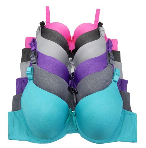 Women Bras 6 Pack Of T Shirt Bra B Cup C Cup D Cup Dd Cup Ddd Cup 9290 Size 36c S9291