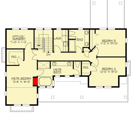 Plan 23060jd For The Front Sloping Lot House Floor Plans Bedroom