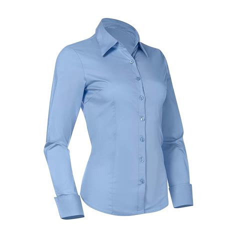 Pier 17 Button Down Shirts For Women Fitted Long Sleeve Tailored