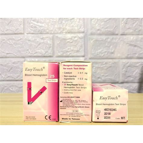 Jual Easytouch Strip Hemoglobin Test Hb Refill Isi Easy Touch Hb