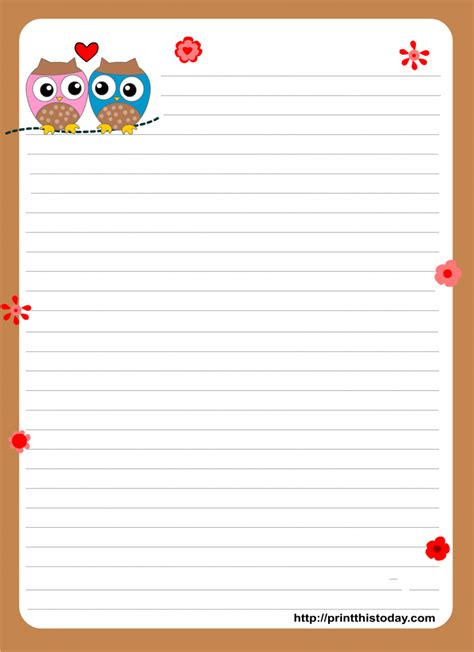 Free Printable Love Letter Paper Printable Templates