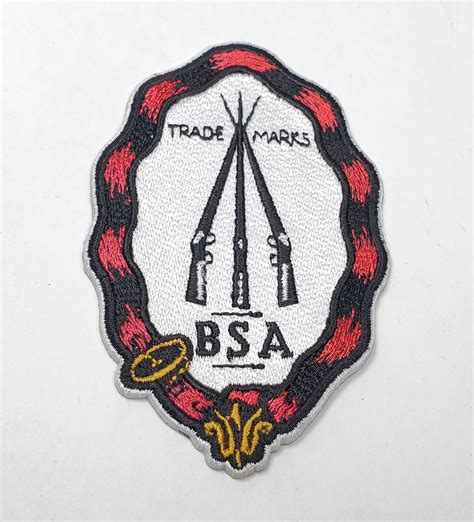 Bsa Piled Arms Patch 35″ X 225″ Baxter Cycle