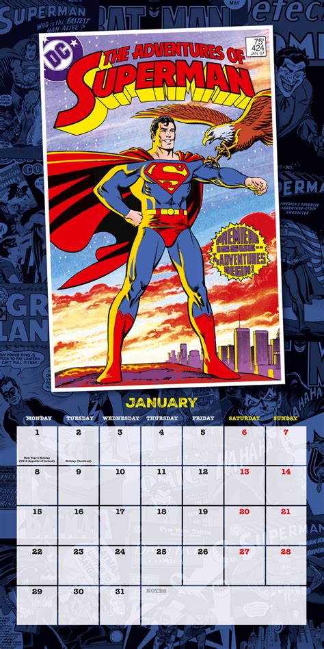 Dc Comics Calendar 2024 Hilary Kassandra