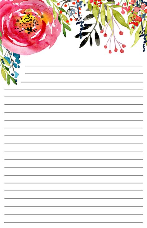 Free Printable Lined Paper With Decorative Borders Free 19 Sample Lined Paper Templates In