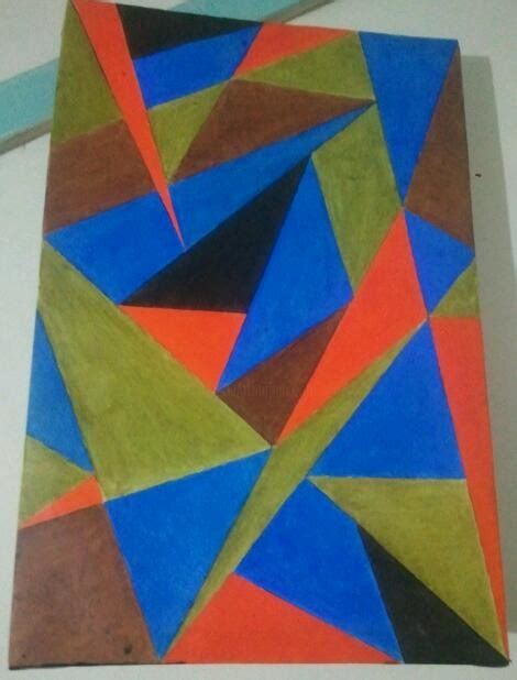 Triangles Abstract Painting Painting By Jeffxclusive Artmajeur