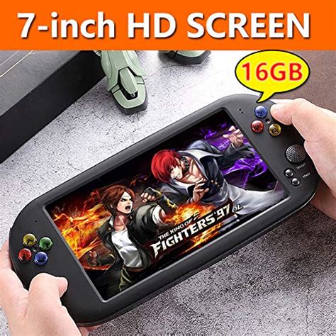 X16 7 Inch Hd Big Screen Handheld Game Console Dual Rocker Portable