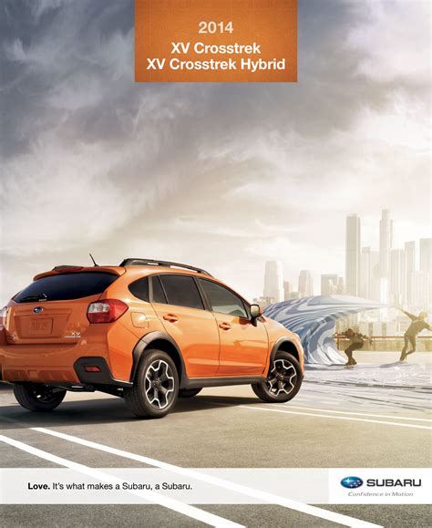 Subaru Xv Crosstrek Brochures