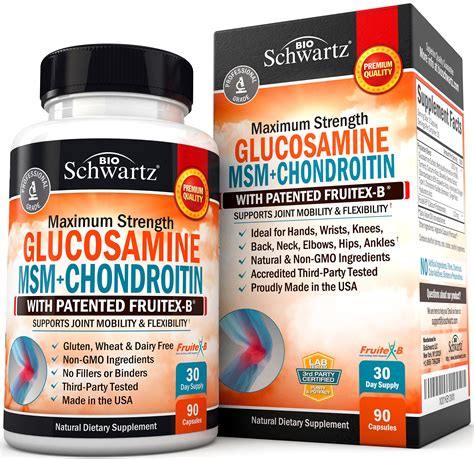 Buy Glucosamine Chondroitin Msm Mg Joint Support Supplement With