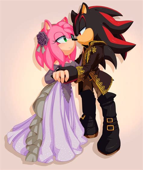 Commission Shadow And Amy By Myly14 On Deviantart Shadow And Amy