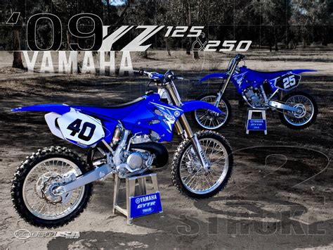 $1,084.38 minimal final bid : 2009 Yamaha YZ250 & YZ125 First Ride Photos - Motorcycle USA