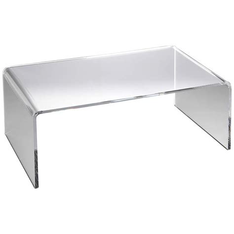 Factory only and accept oem too. Crystal Clear 38" Wide Acrylic Modern Coffee Table ...