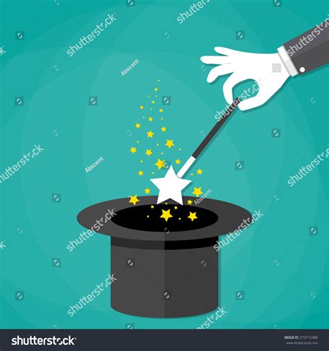 Cartoon Magicians Hands White Gloves Holding Stock Vector Royalty Free