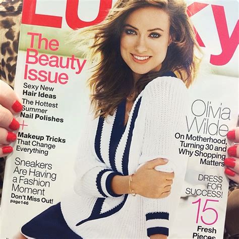 Olivia Wilde Covers Lucky Magazine Wearing Rag And Bone