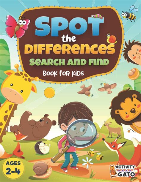 Spot The Difference Book For Kids Find The Difference Puzzle Book For