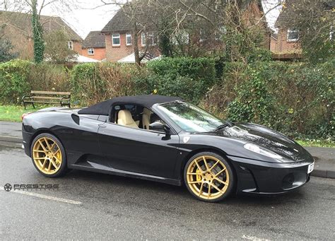 Hours of operation, working and. Ferrari F430 with Avant Garde Ruger Split alloy wheels in Gold by Prestige Wheel Centre ...
