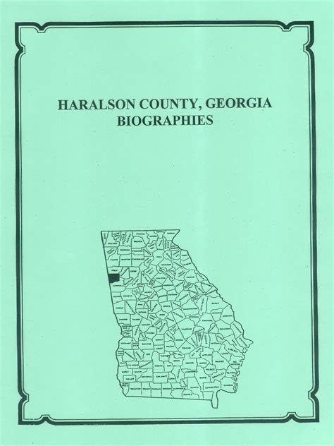 Haralson County Georgia History And Biographies Mountain Press And