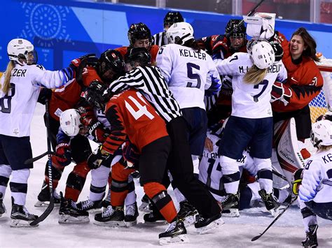Us Womens Hockey Team Wins Gold Beating Canada In Penalty Shootout