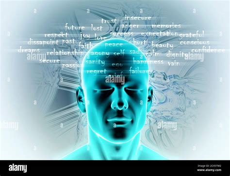Conceptual Image Of Human Mind And Emotion Stock Photo Alamy